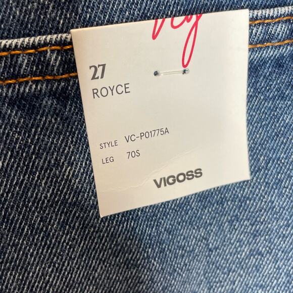 Vigoss 70s Royce High Rise Denim Jeans - Size 27 - Picture 5 of 6